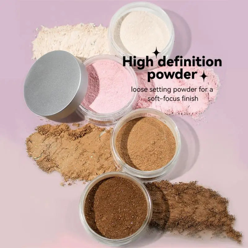 Make Up Makeup Makeup Maquiagens Light Fog Loose Powder Pearl Makeup Setting Powder Matte Oil Control Honey Powder Durable