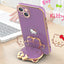 Hello Kitty Mirror Silicone Phone Case For Samsung Galaxy S23 Ultra S22 S21 S20 FE S10 Note 20 10 Plus A24 A34 A54 Plating Cover