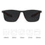 TR90 Frame Women Men's Sunglasses Bendable Flexible Travel Outdoor Sports Sun Glasses Retro UV400 Shades Riding Driving Eyewear