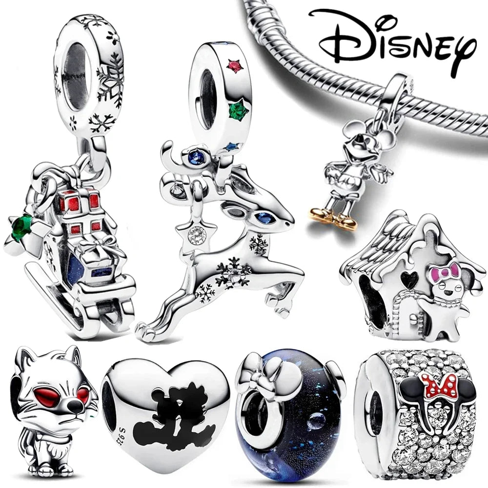 New 2022 Disney Spider Man Charm Beads Fit Pandora Charm 925 Original Bracelet Women 925 Sterling Silver Pendant Bead Jewelry