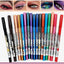 Quick-Dry Eyeliner Pencil Long Lasting Waterproof Eye Liner Pen Fashion Colorful Liquid Eyeliner Shiny Whitening Cosmetic