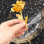 Golden Foil Rose Valentine Day Teacher Day Gift Creative Gift Plastic Simulated Flowers Home Vase Decoration Wedding Supplies