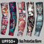 1PCS 2023 New Men Long Fake Warmers Summer Tattoo Sleeves Sun Protection Cover Outdoor Gloves Driving Ice Silk Arm Sleeves Women