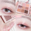 New Nine-color Eyeshadow Palette Rose Pink Color Pearly Matte Glitter Eyeshadow Pallete Shiny Eye Shadow Eye Pigments