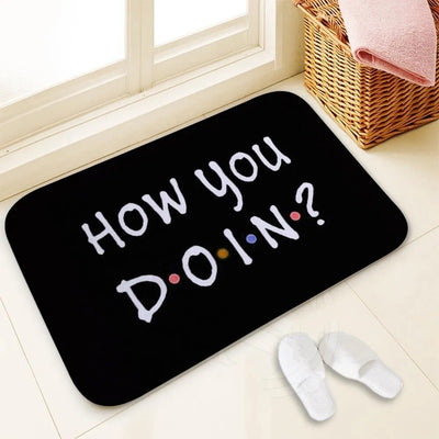 Black Entrance Door Mat