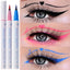 Waterproof Matte Colorful Liquid Eye Liner Pencil Black Blue Long Lasting Color Eyeliner Pen Makeup Quick Drying Eye Cosmetics