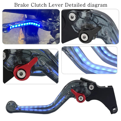 Motorcycle Adjustable Always on Turn Signal Light Brake Clutch Lever For HONDA PCX160 PCX155 2021-2023 PCX125 PCX150 2013-2020