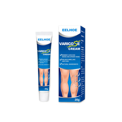 EELHOE Varicose Veins Treatment Cream Spider Veins Earthworm Leg Pain Repair Cream Blood Silk Spider Leg Ointment Health Care