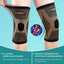 1Pair Copper Knee Brace Men Women Sport Compression Knee Support Sleeves - Running,Meniscus Tear,ACL,Arthritis,Joint Pain Relief