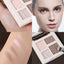 4-color Contouring Palette Bloom Shadow Shaper 3D Nose Face Shadow Contouring Powder Natural Brighten Makeup Palette Beginners