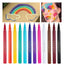 12 Color Option Liquid Eyeliner Pencil Easy To Wear Colorful White Yellow Blue Eye Liner Pen Makeup Cosmetics