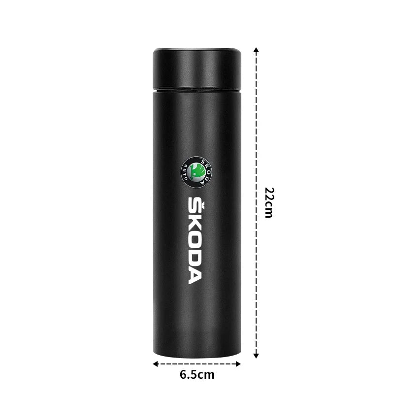 Thermos Vacuum Flask Stainless Steel Large Capacity For Skoda Octavia Fabia Kamiq Kapoq Kodiaq Rapid SCALA Superb A5 A7 RS Yeti