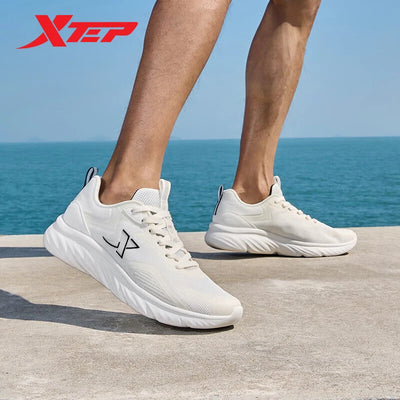 Xtep Running Shoes Men Comfortable Breathable Mesh Men's Sports Shoes Wear-Resistant Lightweight Male Sneakers 877219110017