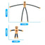 Stretchy Tube Robot Puzzle Toy Novelty Decompression Creative Cartoon Suction Cup Springs Telescopic Robot Shape Toys Kids Gifts