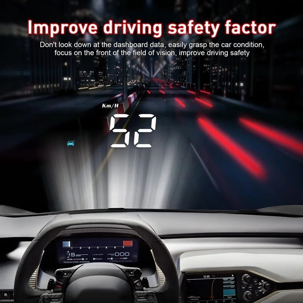 Universal M8 M3 M6 HUD Head Up Display Car GPS Car Styling OBD2 Digital speedometer Over-speed Alarm Windshield Projector