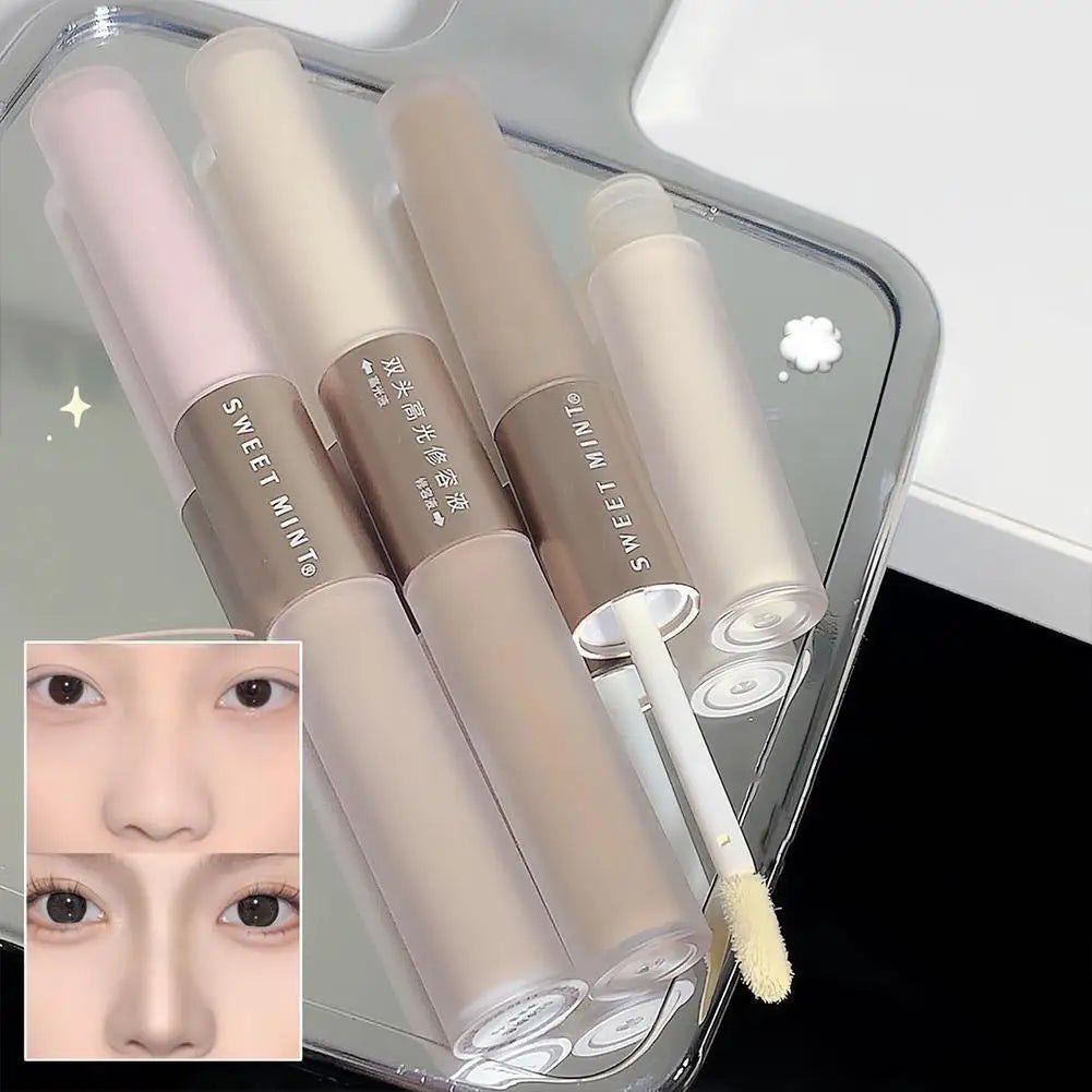 2 In 1 Face Contouring Stick Liquid Contour Stick Brighten Contouring Highlighters Liquid Stick Shadow Matte Contour Cosmet