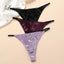 2023 Seamless Women Panties Sexy G String Underwear T Back Candy Color Luxury Satin Thong Girls Briefs Underpants Plus Size