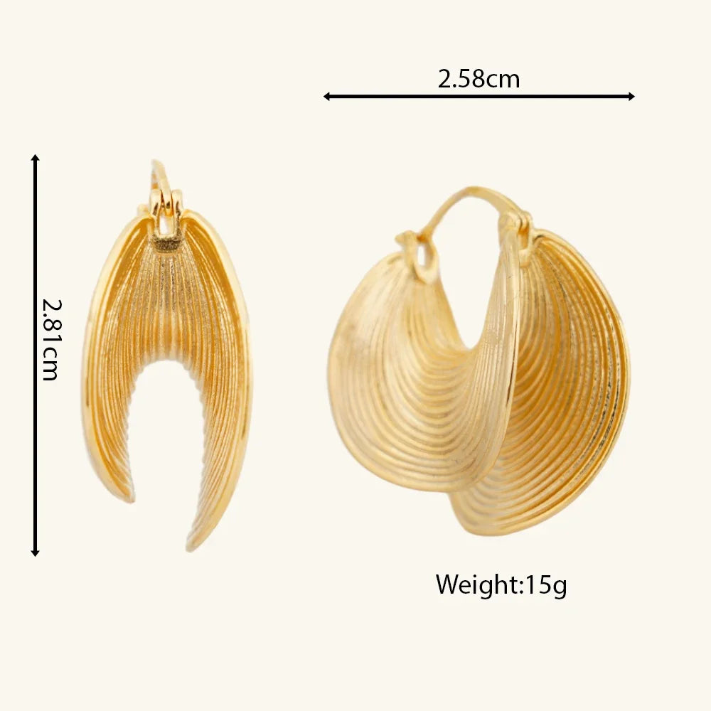 Factory Wholesale Jewelry Classic Round Irregular Textured 18K Gold Plated Brass Pendant Necklace Wholesale