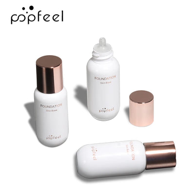 Goat Milk Magical Moisturizing Face Foundation Change Color Makeup Base Brighten Skin Tone Concealer Foundation TSLM1