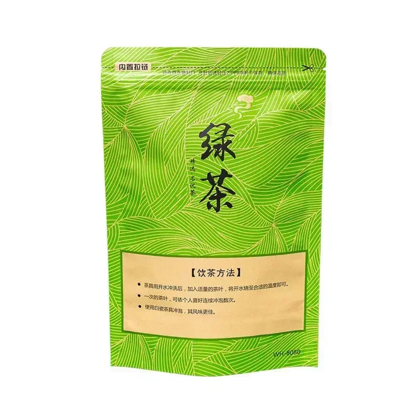 250g/500g Chinese Tea Longjing Tea Pot Zipper Bags YunWu Biluochun Green Tea Recyclable Sealing No Packing Bag Droshipping