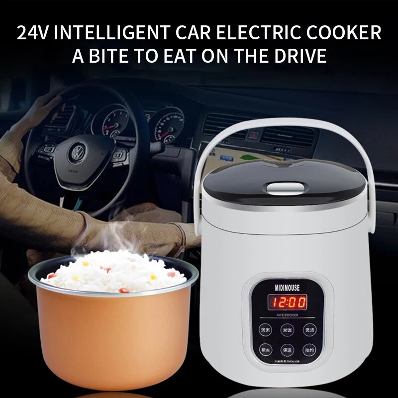 car mounted 2L vehicle electric cooker 12V+24V