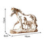 Horse Sculpture Resin Indian Galloping Horse Statue Home Decoration Desktop Decoration Animal Figurines