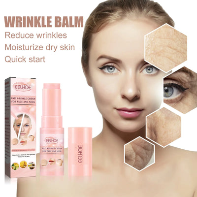 EELHOE Anti Aging Cream Collagen Facial Firming Wrinkle Remover Cream Stick Neck Lighten Fine Line Nourish Moisturize Skin Care