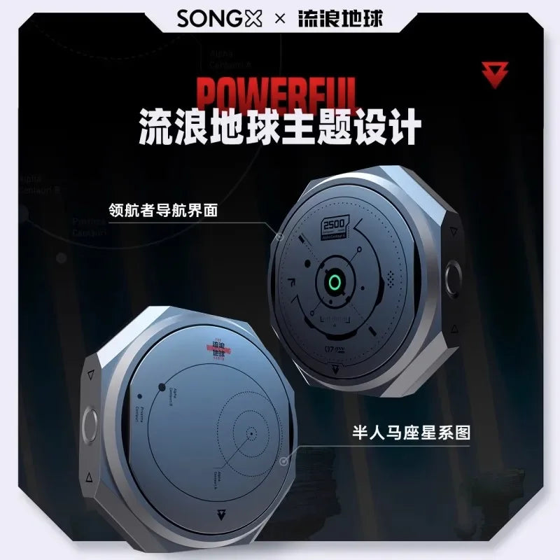 Songx 2023 Bluetooth Wireless Earbuds HiFi ENC In-Ears Wandering Earth Earphones Waterproof IPX5 Fast Charging Headset Game Gift