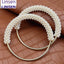 High-end Pearl Handbag Accessories Weaving Bag Handle Ring Pearl Iron Ring Round Handmade Bag Handle