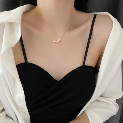 316L Stainless Steel Multiple Different Styles Geometry Zircon Welding Snake Bones Chain Necklace Fashion Exquisite Jewelry