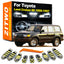 ZITWO 16Pcs LED Interior Map Dome Reading Light Bulb Kit For Toyota Land Cruiser 80 LC80 1990 1991 1992 1993 1994 1995 1996 1997