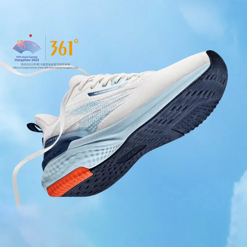 361 Degrees E-FLEX Men Running Sports Shoes Knitted Comfortable Breathable Shock-Absorbing Outdoor Training Sneakers 672212214F