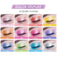 QiBest 15 Colors Glitter Liquid Eyeshadow Waterproof Lasting Shimmer Metallic Easy To Makeup Professional Eye Shimmer Eyeshadow