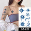 Juice Lasting Tattoo Waterproof Semi-permanent Sticker Scorpion Chest Star Symbol Intimate Tattoo Men Flash Transfer Fake Tattos