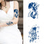 Herbal Juice Ink Tattoos Body Art Lasting Waterproof Temporary Tattoo Sticker Rose Flower Spaceman Anime Arm Fake Tatoo Stickers