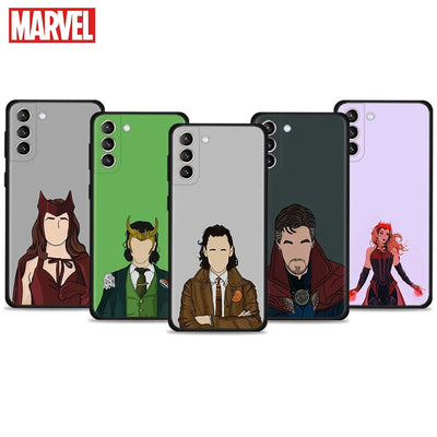 Marvel Doctor Strange Loki Wanda Case For Samsung Galaxy S23 S22 S21 S20 Ultra FE S10 S9 S8 Plus S10e Note 20Ultra 10Plus Cover