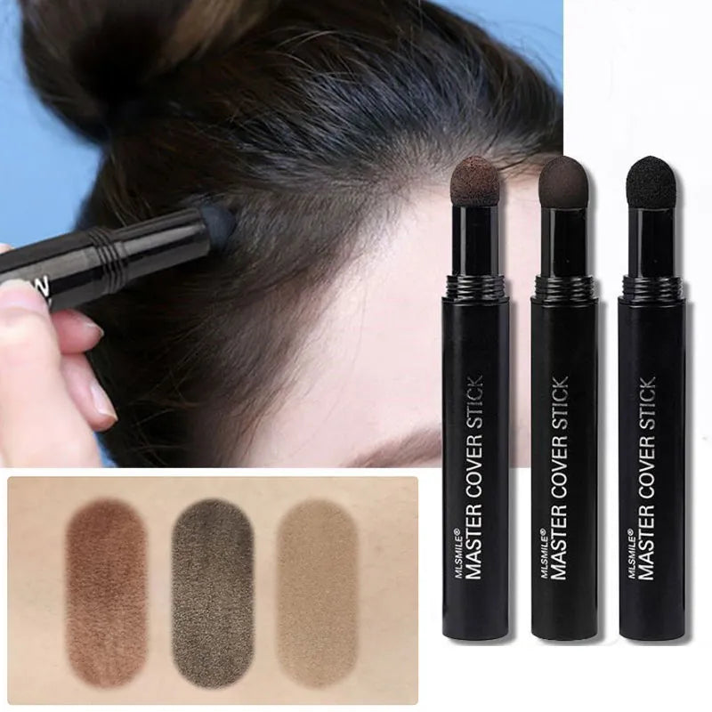 Hairline Concealer Pen Control Hair Root Edge Blackening Instantly Cover Up Hair Natural Hair Eyebrow Concealer Stick Travel