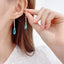 SUYU Fashion Medium And Long Summer Fashion Earrings Personalized Blue Pendant Earrings