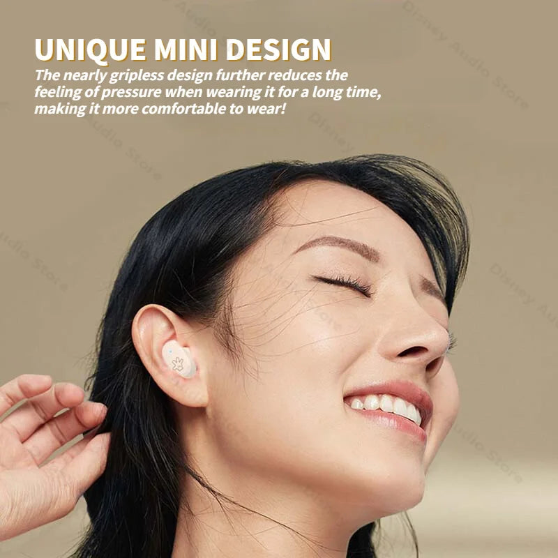 Disney Original Wireless Bluetooth Earbuds Waterproof Noise Reduction Gaming Video Earphones HIFI Sound Quality Sport Headphones
