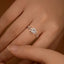 1carat Leaf Moissanite Diamond Engagement Rings for Women 925 Sterling Silver Plated 18k White Gold Wedding Band Promise Ring