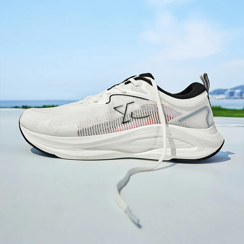 Xtep Lingtu Running Shoes Men Shock Absorption Breathable Sport Shoes Comfortable Wear-Resistant Male Sneakers 877319110040