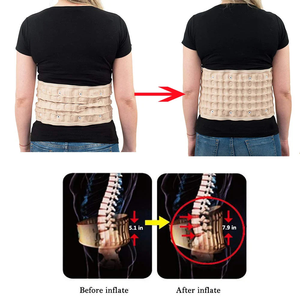 Back Decompression Belt Lumbar Support for Back Pain Relief Lumbar Disc Herniation Lumbar Traction Belt Lumbar Traction Device