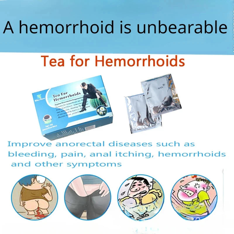 Tea for Hemorrhoids Natural Shennongjia Pure Natural Herbs Scientific Mining and Organizing on The Basis of Folk Prescripitions