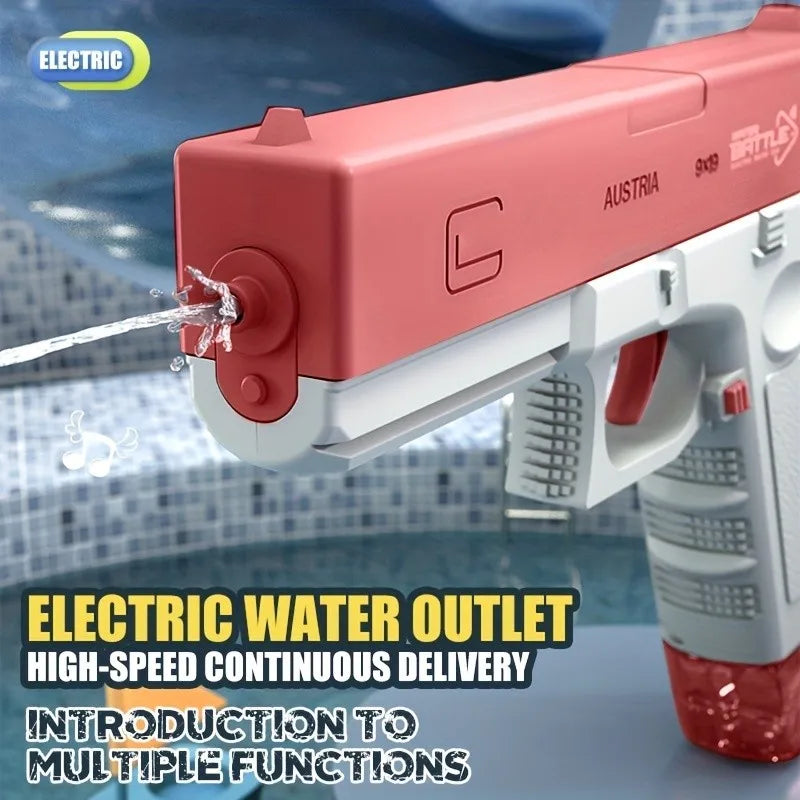 2023 New Electric Water Gun High-Quality Rechargeable Kids Toy With Large  Capacity For Summer Games And Fun