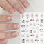 3D Butterfly Stickers for nails Free Shipping Press on nails stickers Nail art Decoration manicure supplies