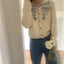 3D Embroidery Sweater Contrasting Color Doll Collar Knitted Cardigan Autum Winter Breasted Sweet Soft Sticky Sweater Jacket