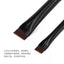 New 2 pieces/set eyebrow contour brush eyebrow eyeliner brush portable small angle eyebrow brush female makeup tool