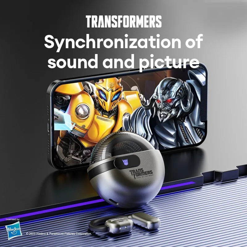 Transformers TF-T09 New Ear Hook Wireless Headphones Bluetooth 5.3 Earphones Sports Gaming Earbuds Earphone Long Battery