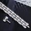 CWWZircons Chunky White Cluster Cubic Zircon Flower Big Bridal Pearl Bracelets for Wedding Engagement Party Jewelry Gifts CB320