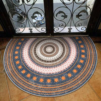 Ethnic Semicircle  Entrance Doormats